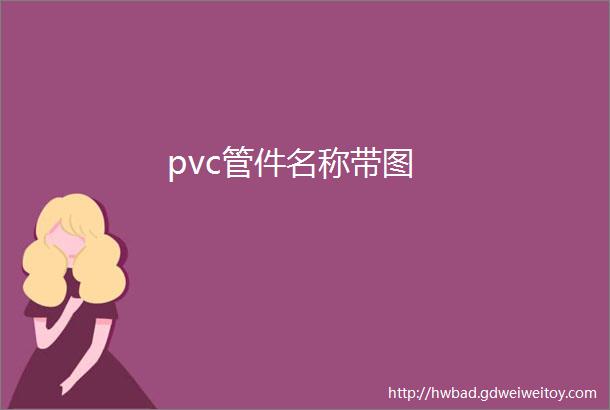 pvc管件名称带图